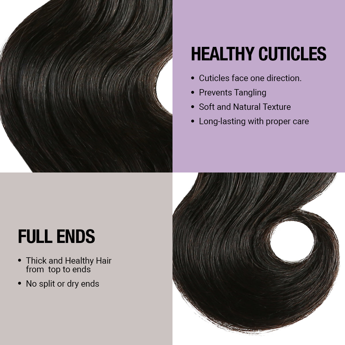 Upscale 100% Virgin Human Hair Unprocessed Bundle Hair Weave Body Wave