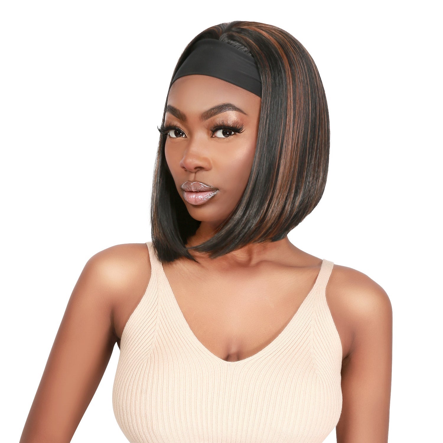 Studio Cut by Pros Glueless None Lace Headband Wig HBW001