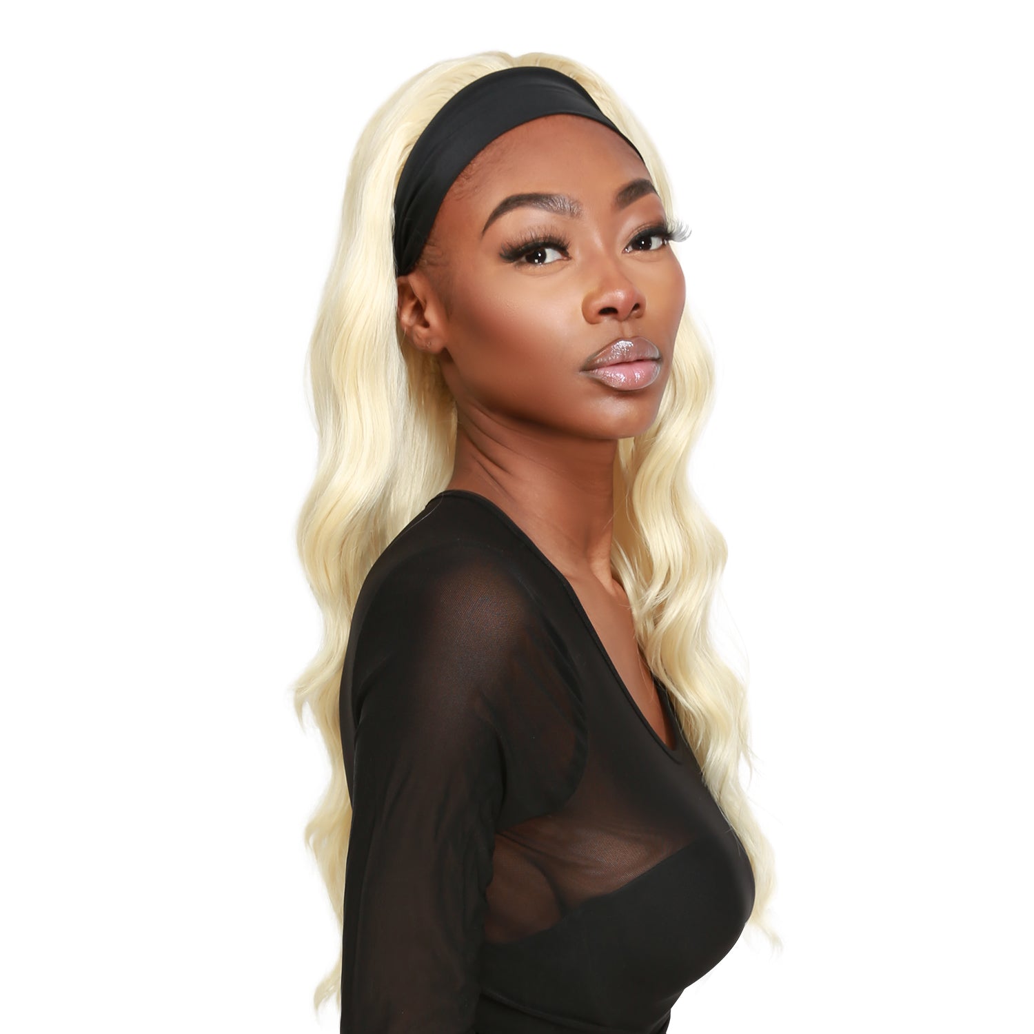 Studio Cut by Pros Glueless None Lace Headband Wig HBW004