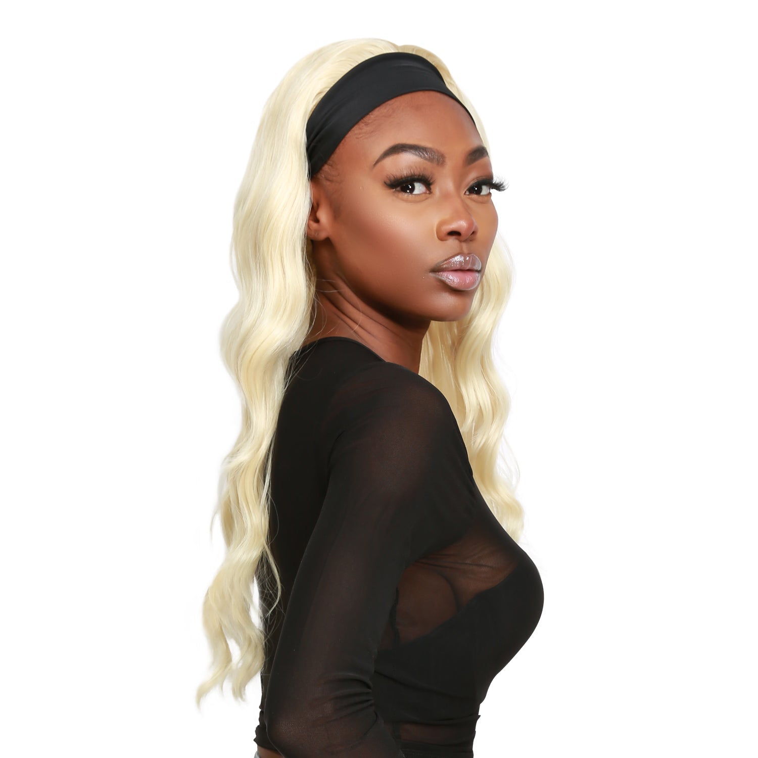 Studio Cut by Pros Glueless None Lace Headband Wig HBW004