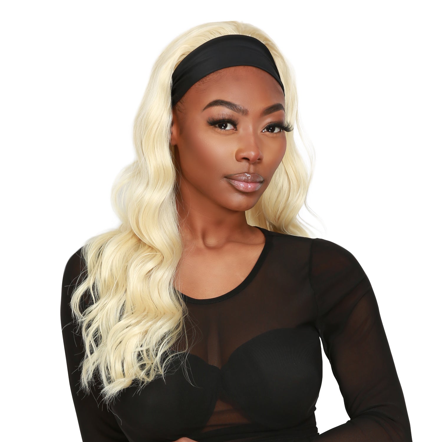 Studio Cut by Pros Glueless None Lace Headband Wig HBW004