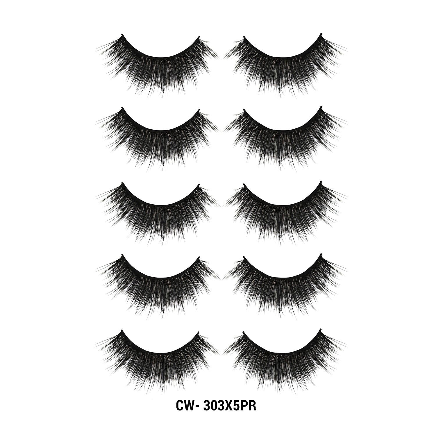 3D Cashmere Eyelashes Value Pack 5 Pairs (CW)