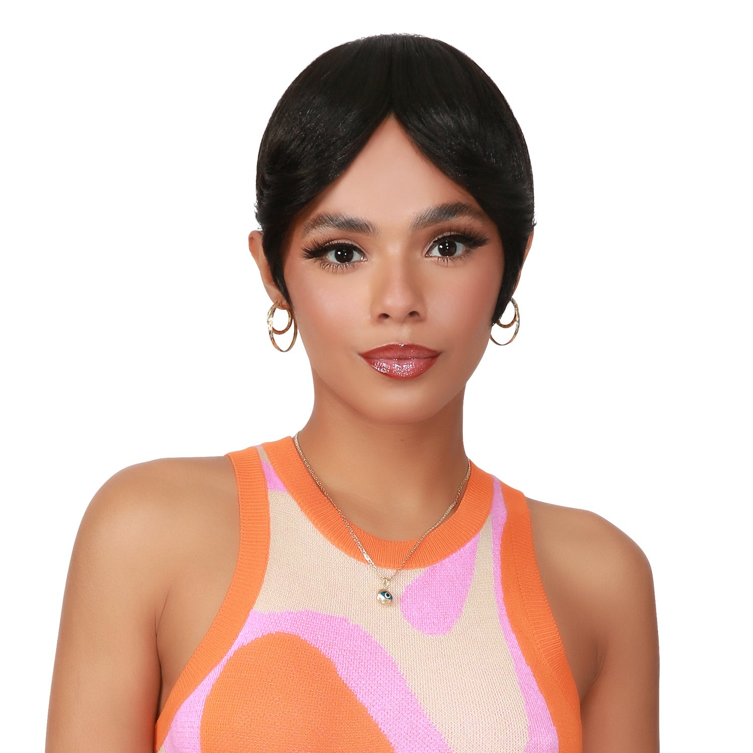 Swoop Side Bang, Curtain Bang, Layered Bang, Hair Piece