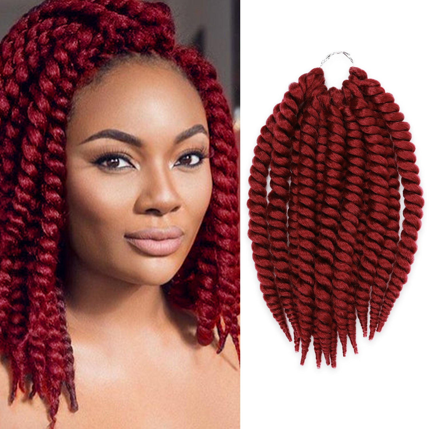 Authentic Crochet Braids Pre-Looped 6X Value Pack Double Jumbo Senegalese Twist 12"