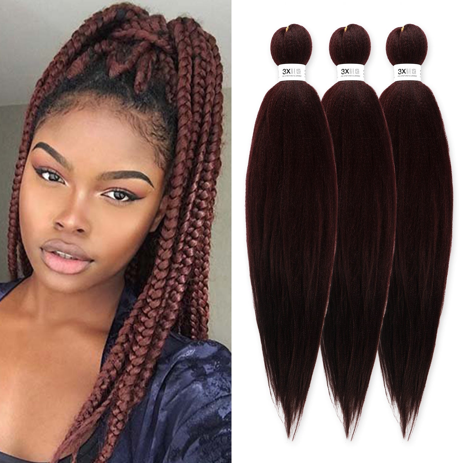 Authentic 3X B-Easy Pre-Stretched Braid 44" (EZ Braid)