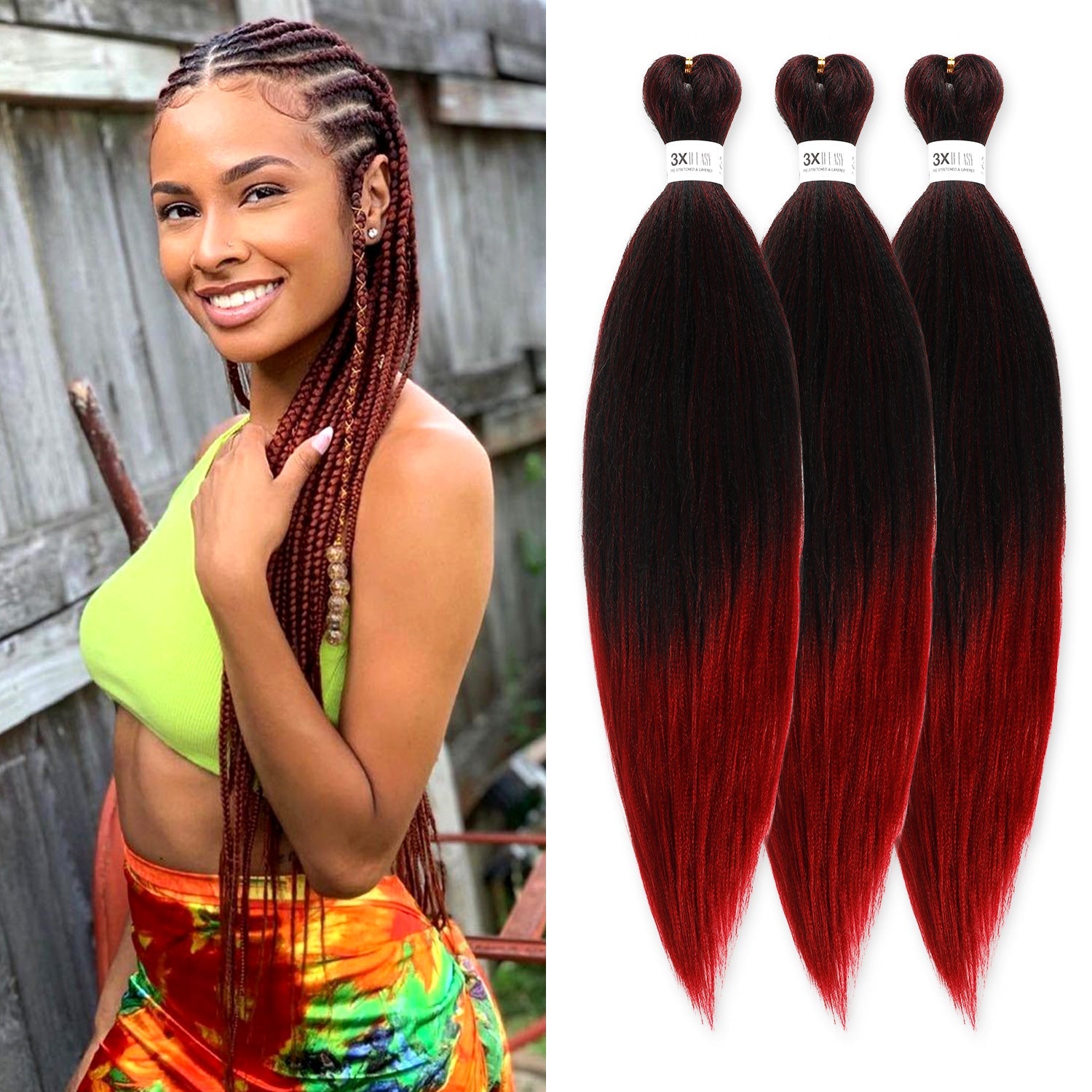 Authentic 3X B-Easy Pre-Stretched Braid 44" (EZ Braid)