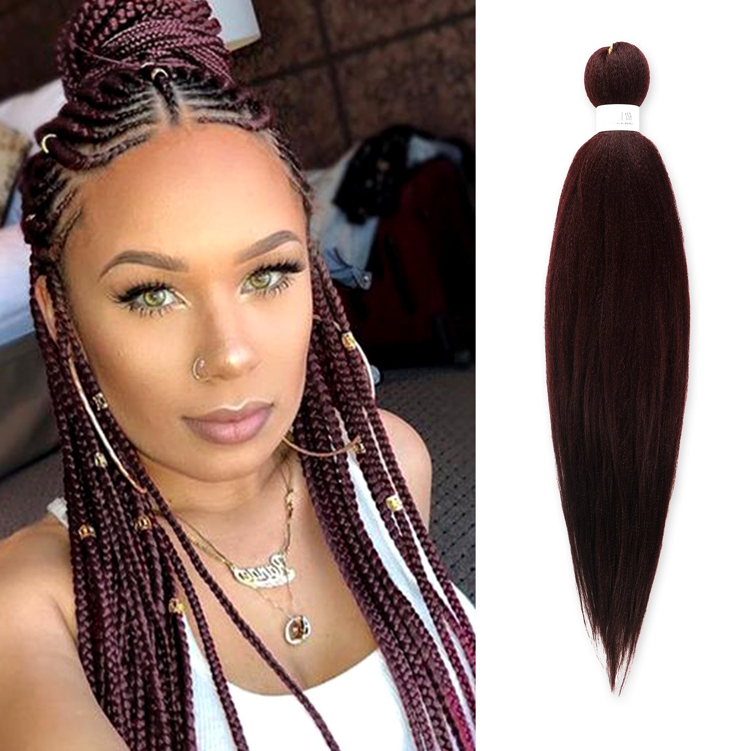 Authentic Crochet Braid B-Easy Pre-Stretched Braid 26" (EZ Braid)