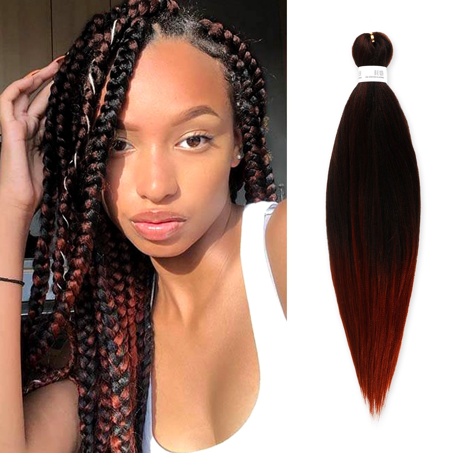 Authentic Crochet Braid B-Easy Pre-Stretched Braid 26" (EZ Braid)