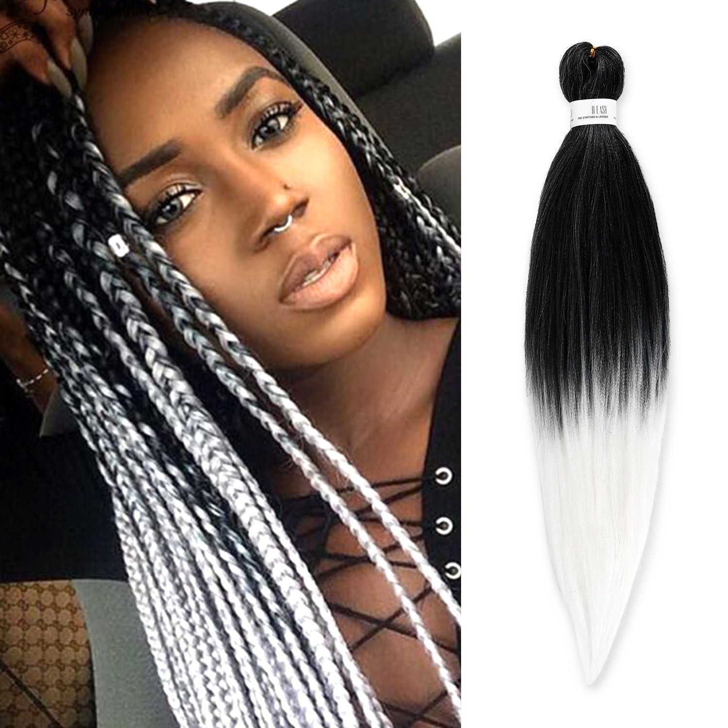 Authentic Crochet Braid B-Easy Pre-Stretched Braid 26" (EZ Braid)