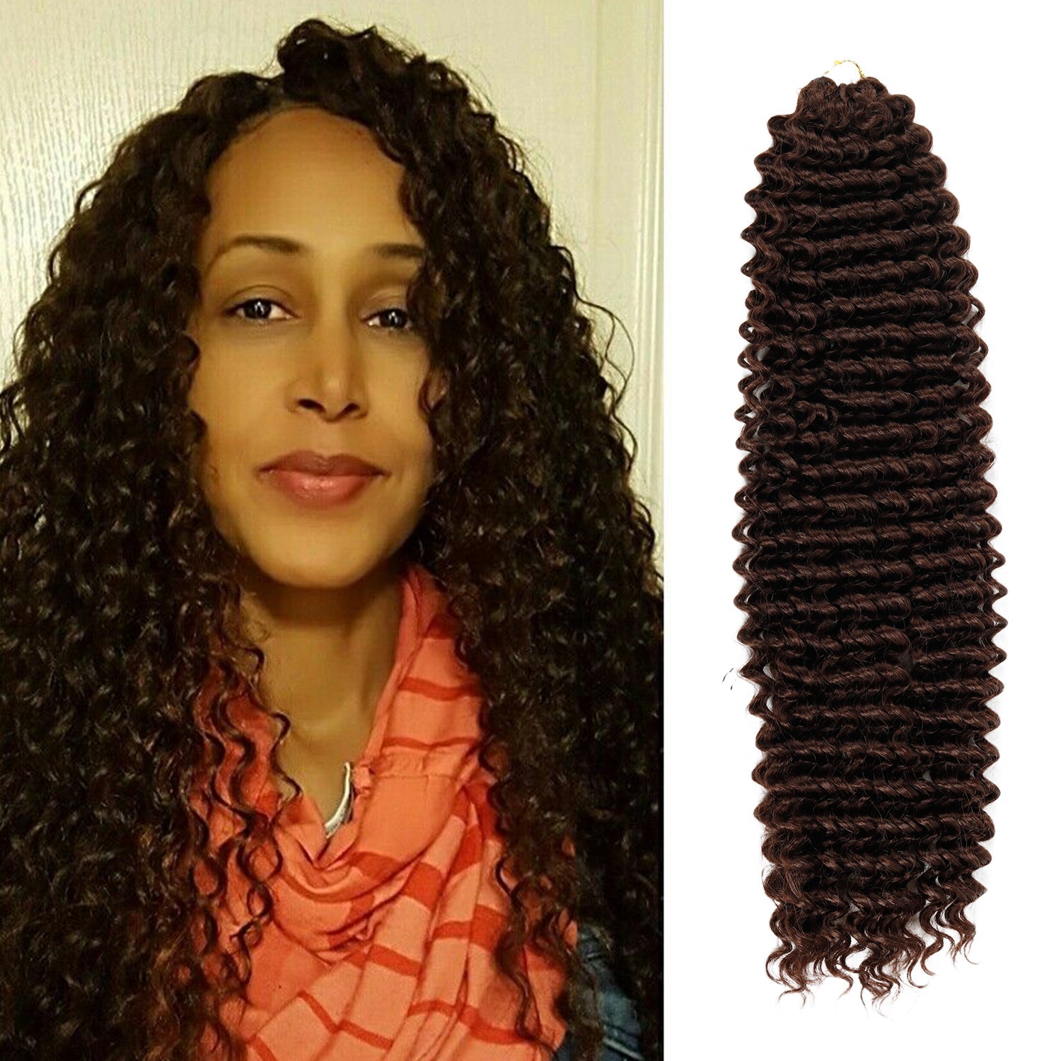 Authentic Synthetic Hair Crochet Braids Brazilian Twist 20"