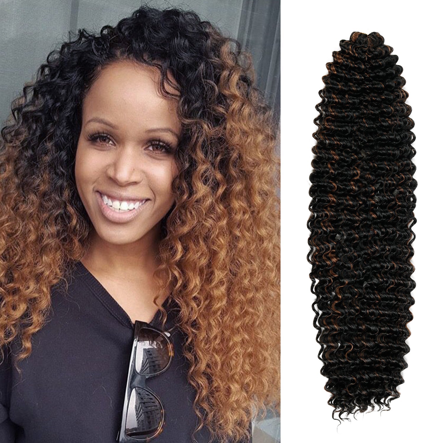 Authentic Synthetic Hair Crochet Braids Brazilian Twist 20"