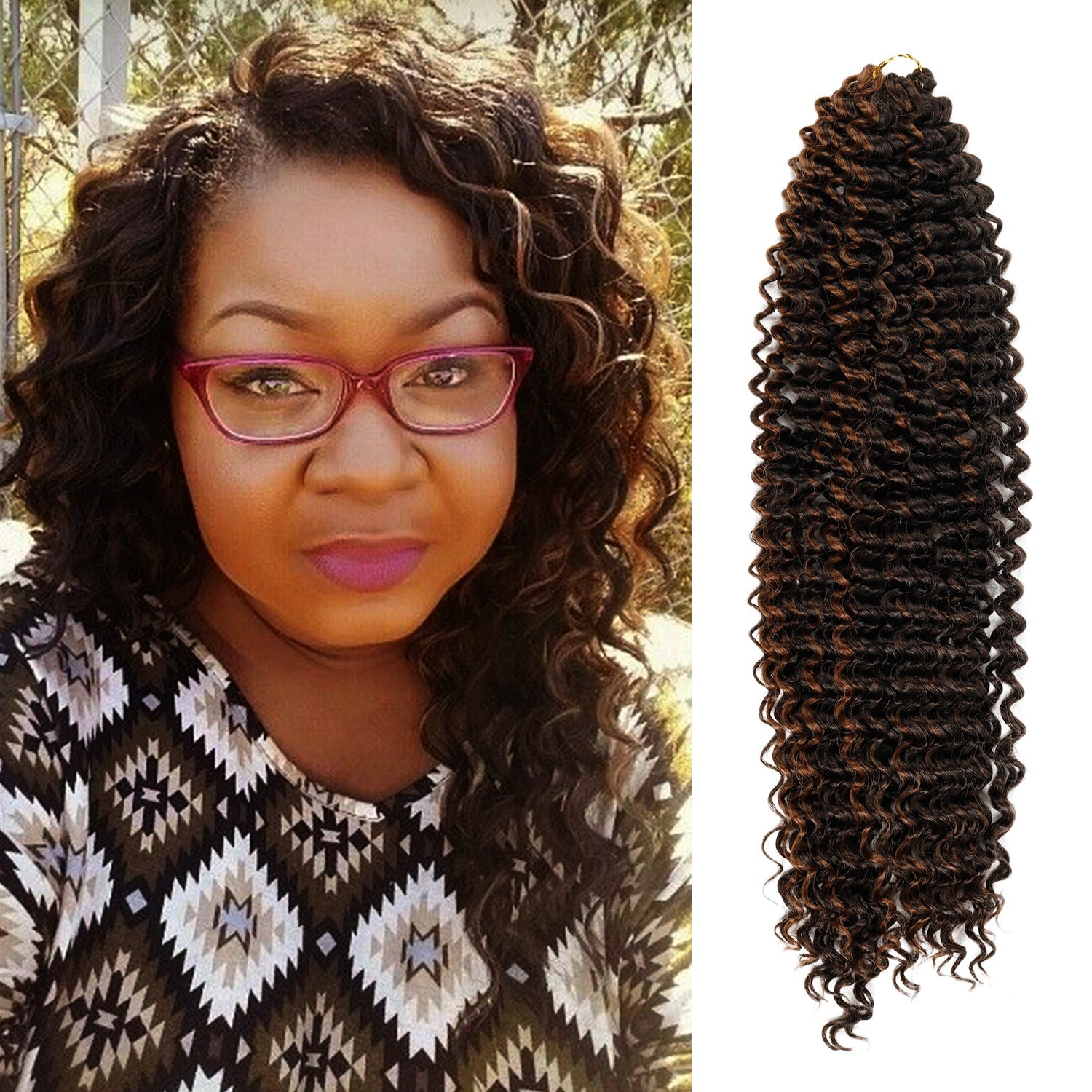 Authentic Synthetic Hair Crochet Braids Brazilian Twist 20"