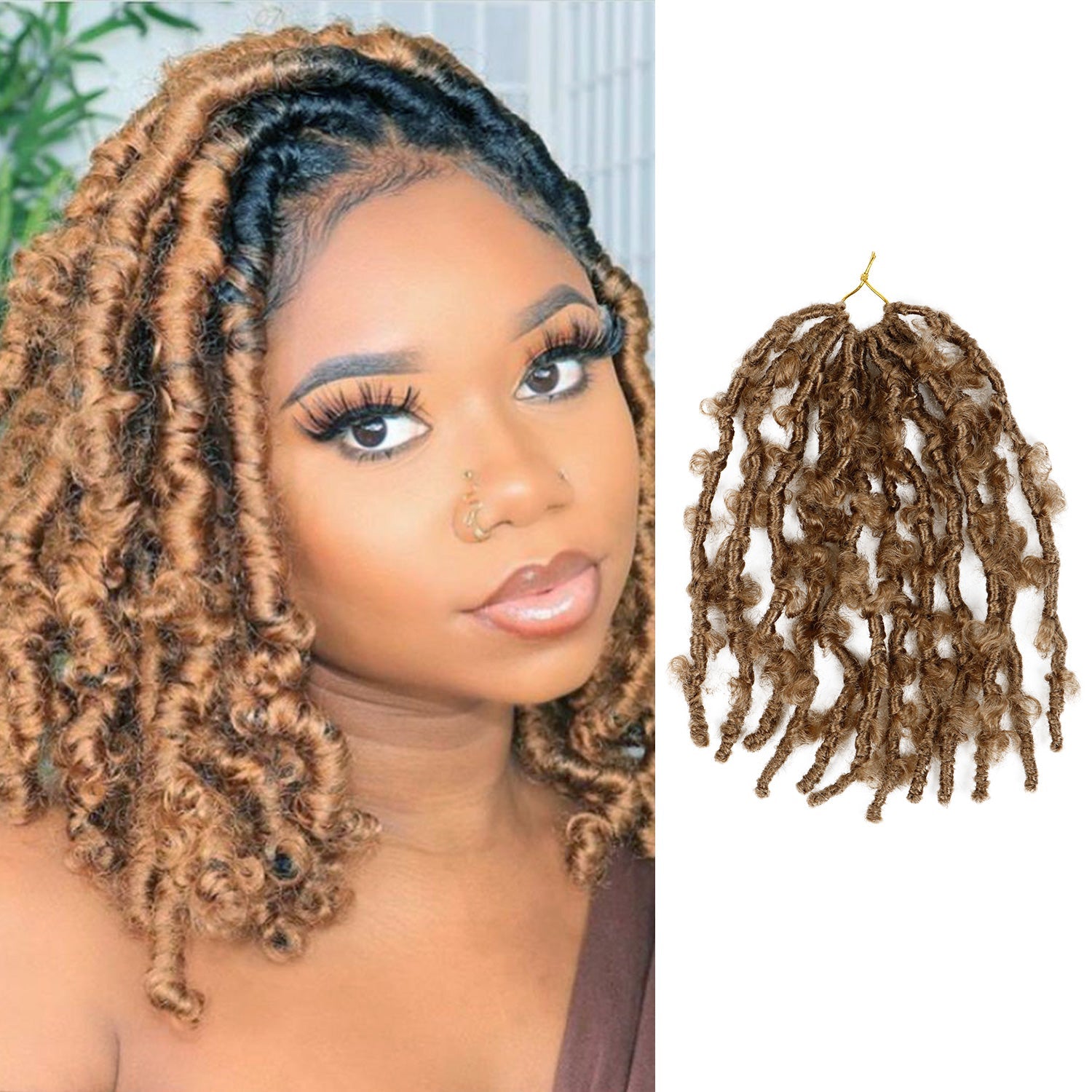 Authentic Synthetic Hair Pre-Looped 6X Value Pack Butterfly Locs 12"