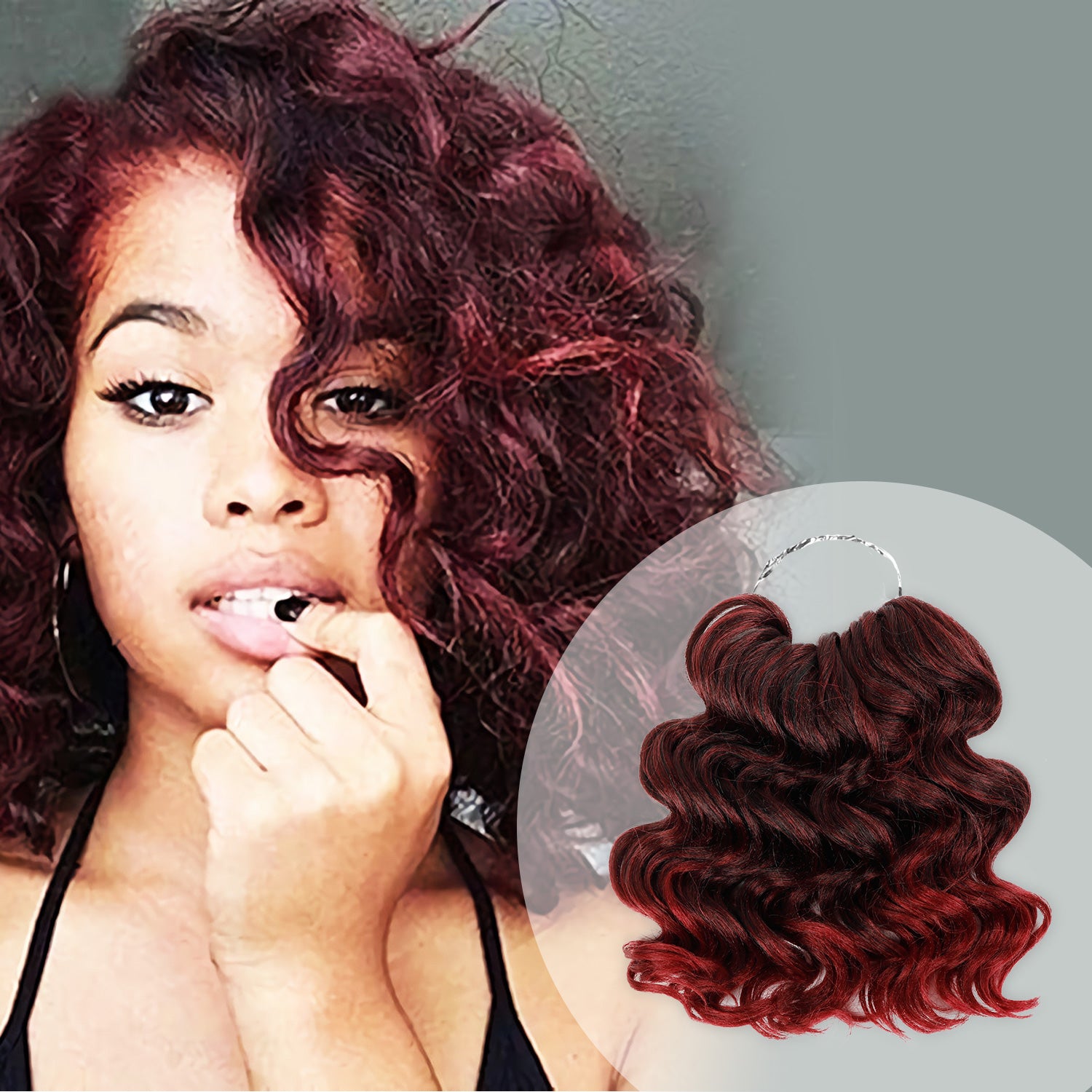 Authentic Curl Crush Synthetic Hair Crochet Braids 8X Value Pack Ocean Wave 8"