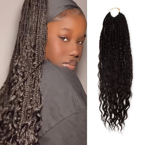 Authentic Synthetic Hair Pre-Looped Boho Goddess Senegalese Twist 24"