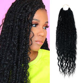 Authentic Synthetic Hair Pre-Looped Boho Goddess Senegalese Twist 24"