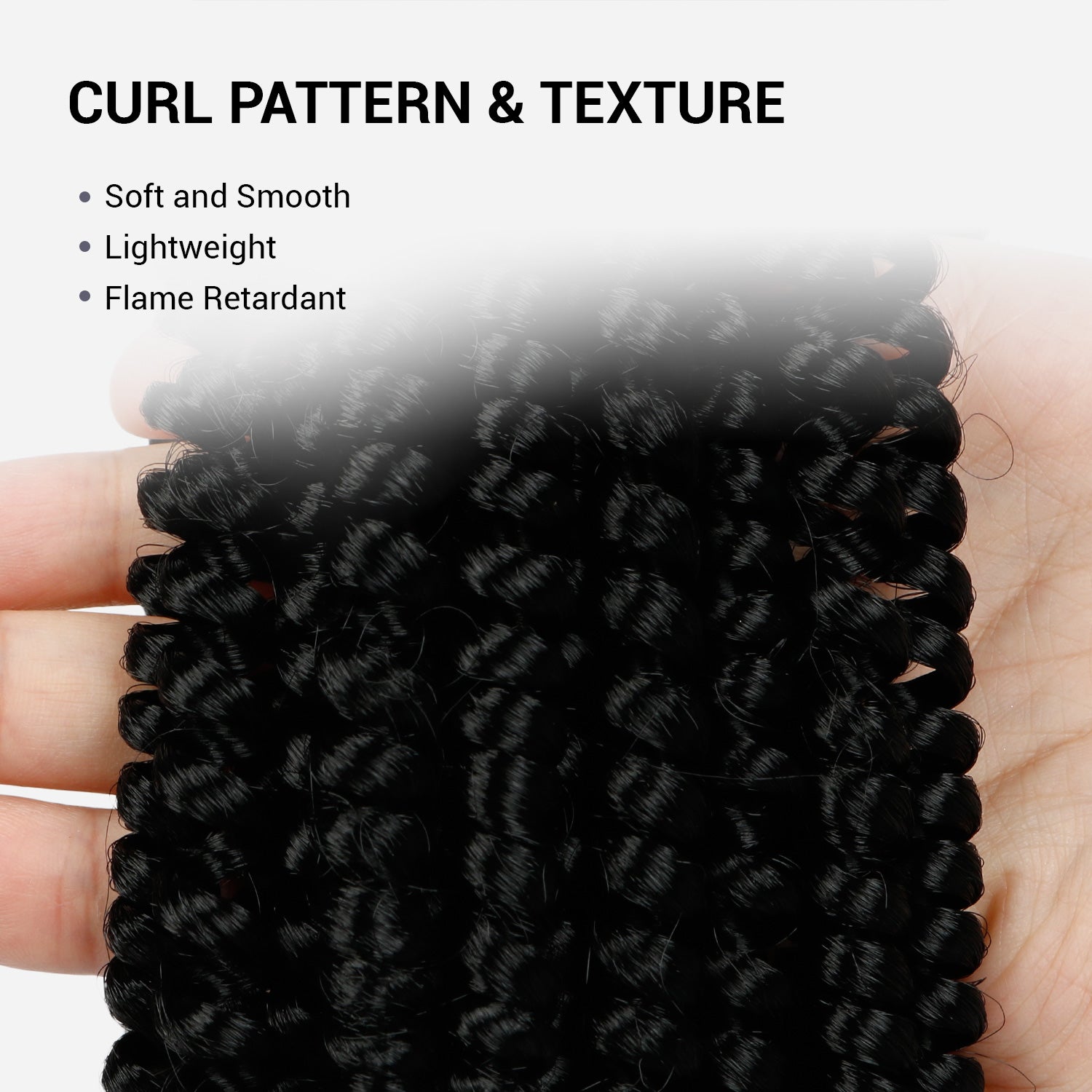 Authentic Synthetic Hair Crochet Braids Passion Spring Twist 8"
