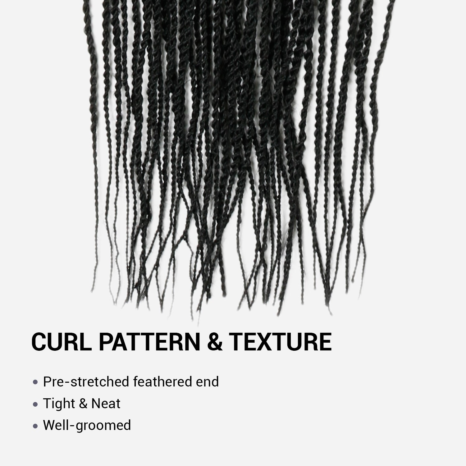 Authentic Synthetic Hair Crochet Braid Pre-Looped Senegalese Twist Braid 32"