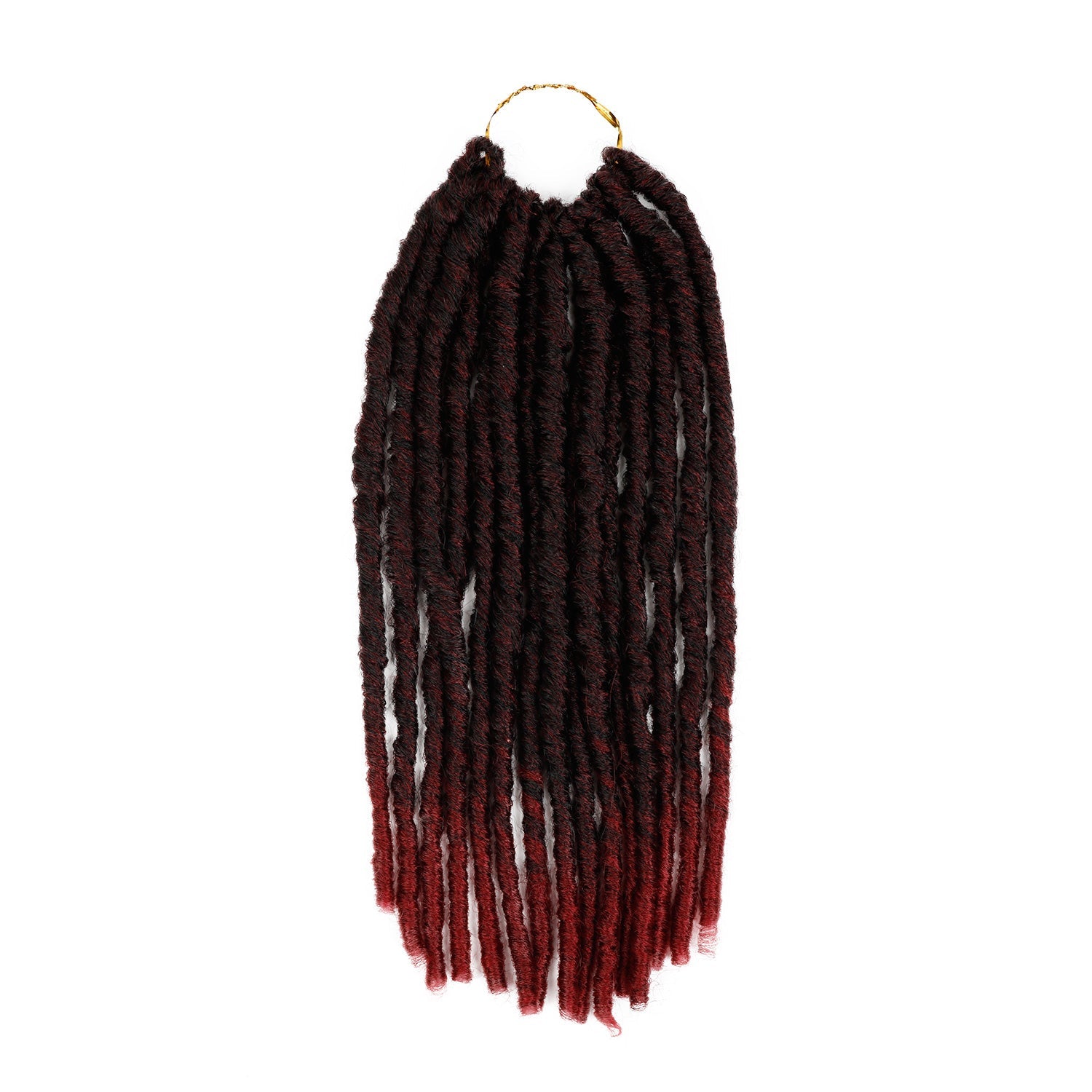 Authentic Synthetic Hair Pre-Looped U Loc Dreadloc Straight 12"