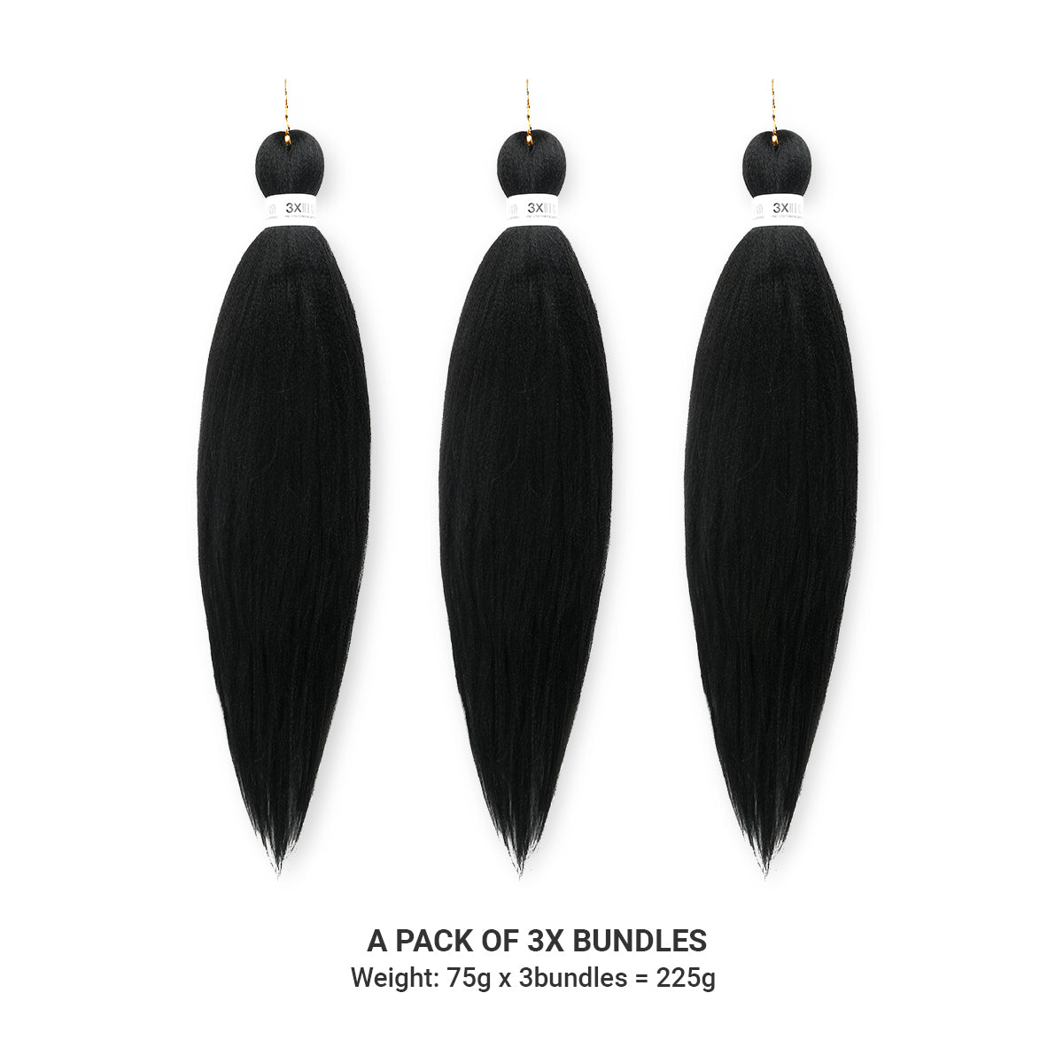 Authentic 3X B-Easy Pre-Stretched Braid 44" (EZ Braid)