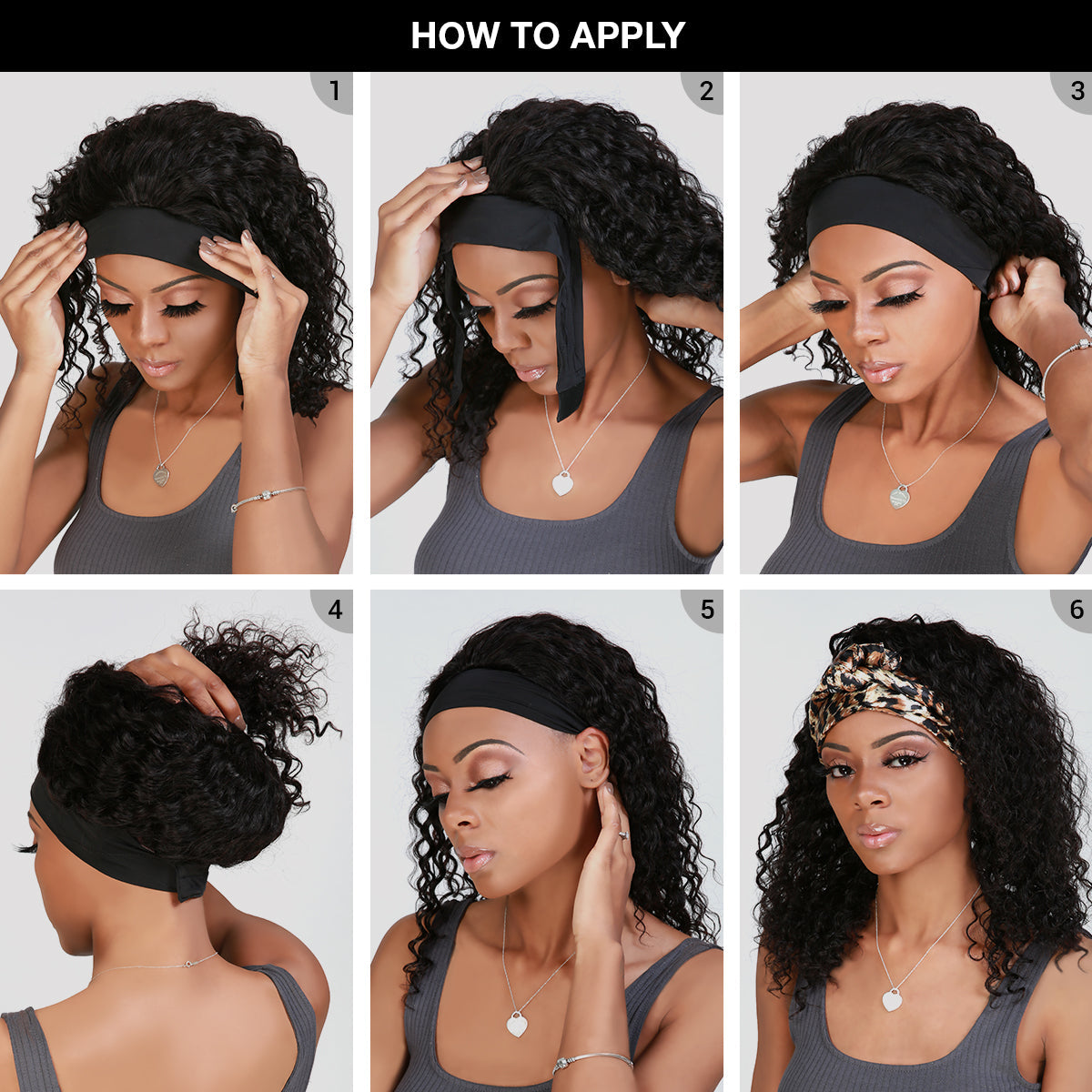 Studio Cut by Pros Glueless None Lace Headband Wig HBW004
