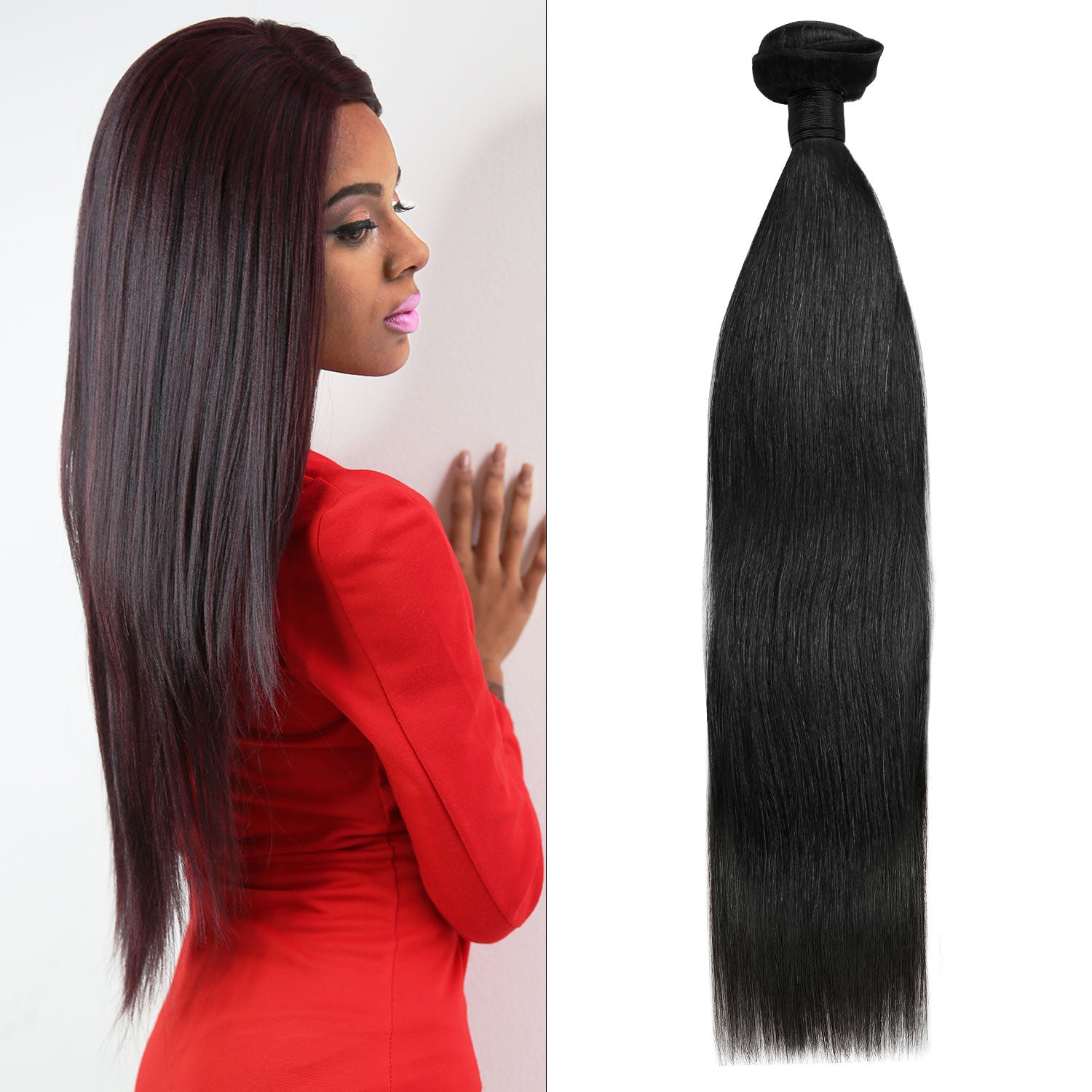 Human Hair, Bundle, Unprocessed, Weave, Straight