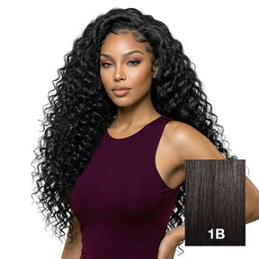 The Stylist Game Changer Human Hair Blend Feather Crochet Deep Curl 22" (100 Strands/ 50 Strings)