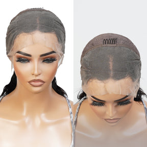 UpScale 100% Human Hair Glueless Pre Plucked 13x4 Lace Frontal Wig Bob 12"