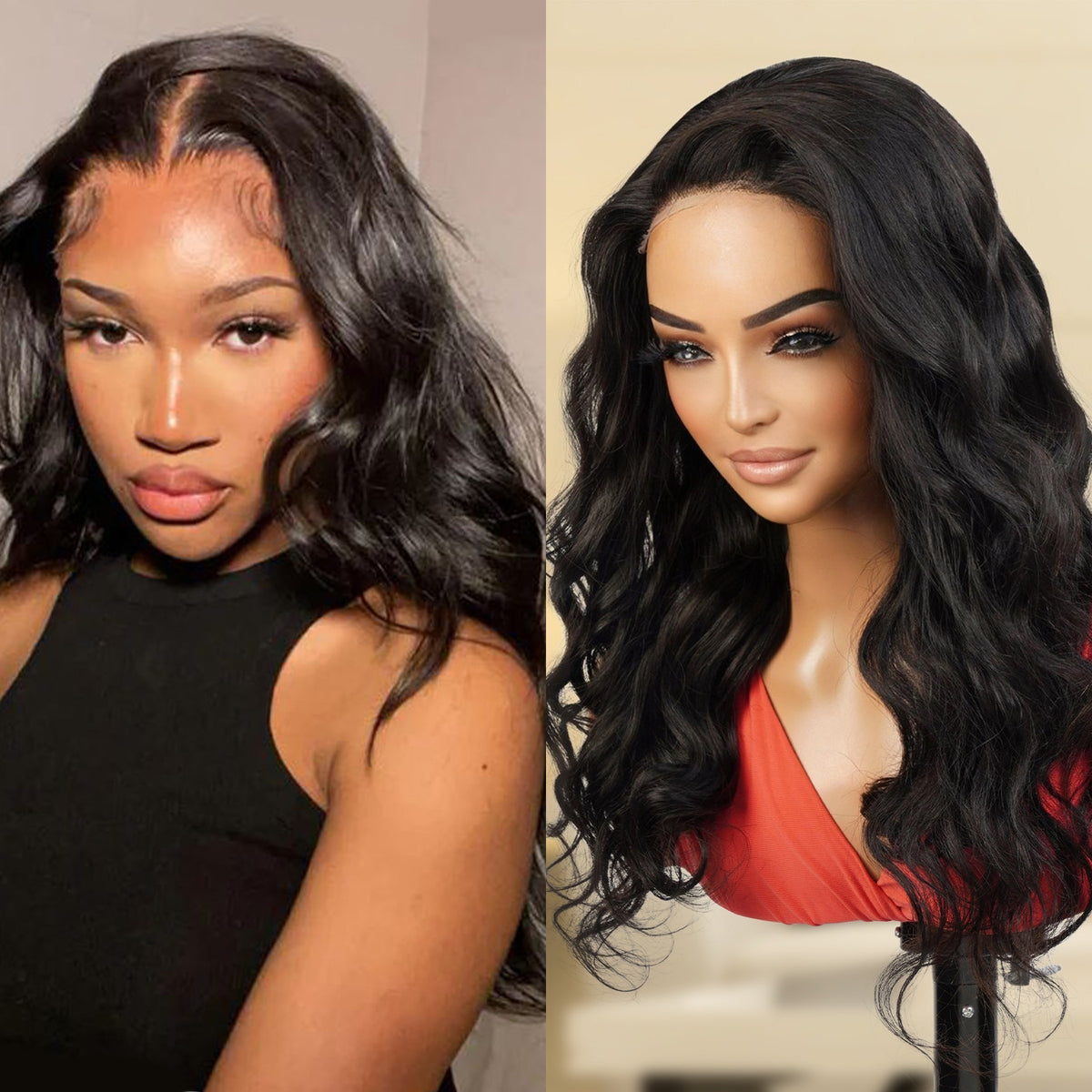 100% Human hair closure wig 20 Virgin Unprocessed 5x5 Lace Closure Human Hair Wig in 20  main image 2