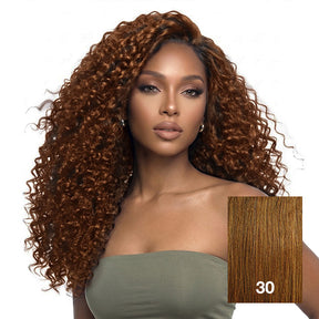 The Stylist Game Changer Human Hair Blend Feather Crochet Water Wave 22" (100 Strands/ 50 Strings)