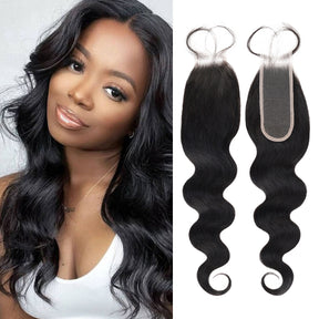 Starlet 100% Virgin Unprocessed Human Hair 2X6 Closure Body Wave (10"-18")
