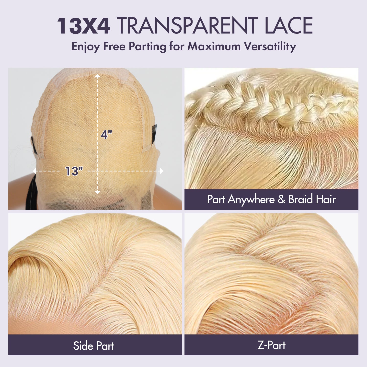 UpScale 100% Human Hair HD Swiss Lace 13x4 Lace Frontal Wig Super Long Straight 40"