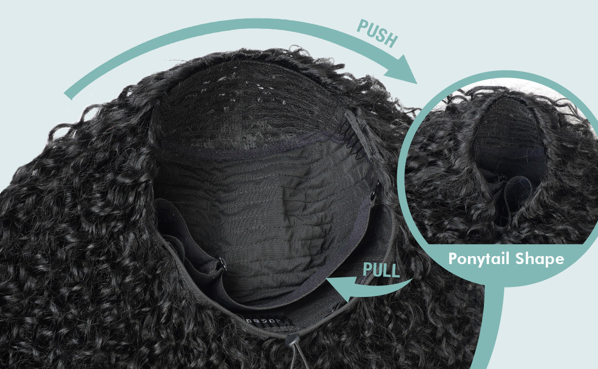 210g Diva Queen 100% Virgin Human Hair Half Wig Water Wave 20"