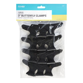 Studio Limited Butterfly Clamps 3" 12pcs (1011-Black)
