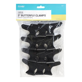 Studio Limited Butterfly Clamps 3" 12pcs (1011-Black)