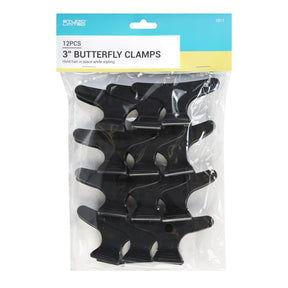 Studio Limited Butterfly Clamps 3" 12pcs (1011-Black)