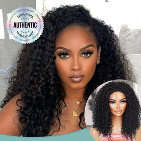 210g Diva Queen 100% Virgin Human Hair Half Wig Water Wave 20"