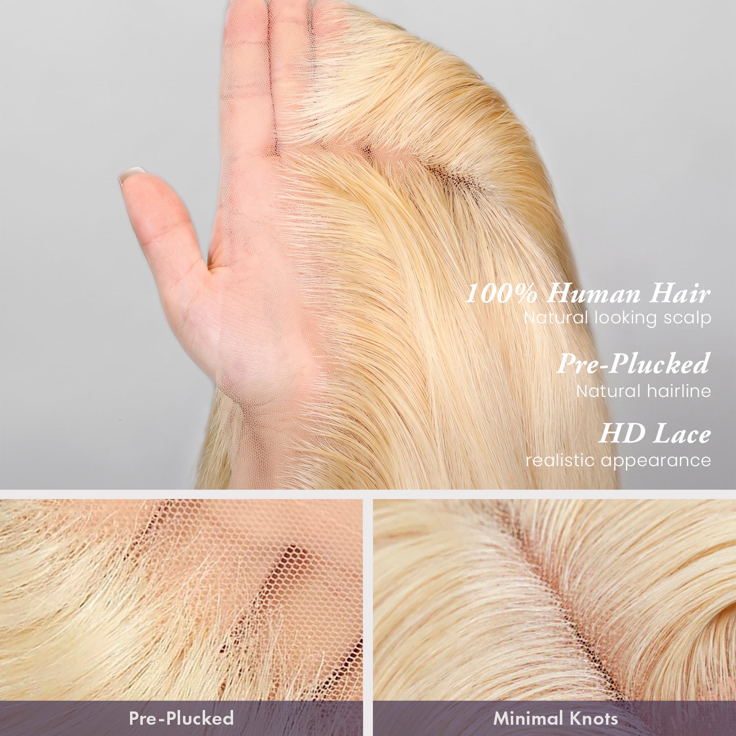 UpScale 100% Human Hair HD Swiss Lace 13x4 Lace Frontal Wig Super Long Straight 40"