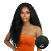 The Stylist Human Hair Blend Perfect Blend Water Wave Drawstring Half Wig Zaria
