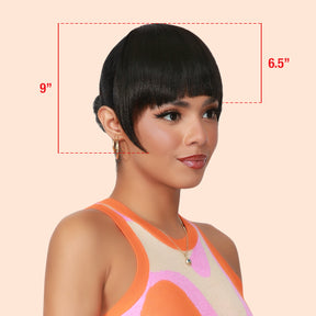 Combination, Fringe Bang, China Bang, Thick Bang, Doll Bang, Hair Piece, French Cruller, Pin Curl Updo, Cardi B, BAPS, Medium Bun
