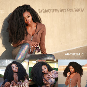 Authentic Synthetic Hair Crochet Braids Afro Twist 18" (Marley Style)