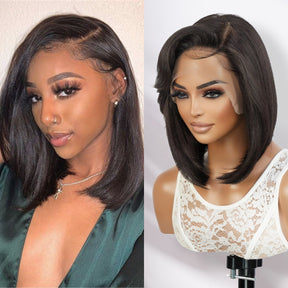 The Stylist Human Hair Blend Pre Plucked 13x6 Invisible HD Lace Frontal Wig Sheree