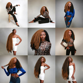 Authentic Synthetic Hair Crochet Braids Pre-Looped Afro Twist 18"