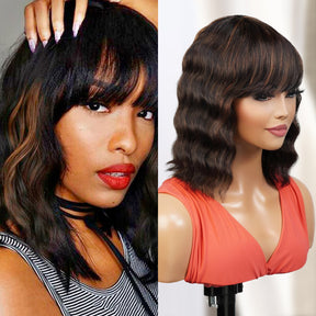 Instant Fab 100% Human Hair Wig Garnet