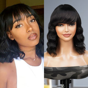 Instant Fab 100% Human Hair Wig Garnet