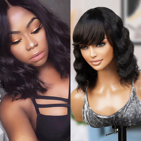 Instant Fab 100% Human Hair Wig Garnet