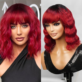 Instant Fab 100% Human Hair Wig Garnet