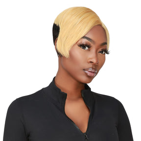 100% Virgin Human Hair Lace Part Wig 1618H