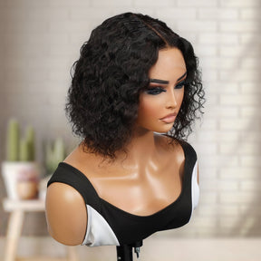 Pure Brazilian Virgin Remi Human Hair T-Part HD Lace Wig Water Fall