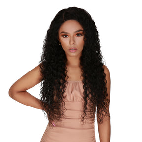 Human Hair, Lace Wig, 13x4, Frontal, Free Part, Deep Wave